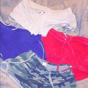 Bundle 4 pair of sweat shorts 💕
